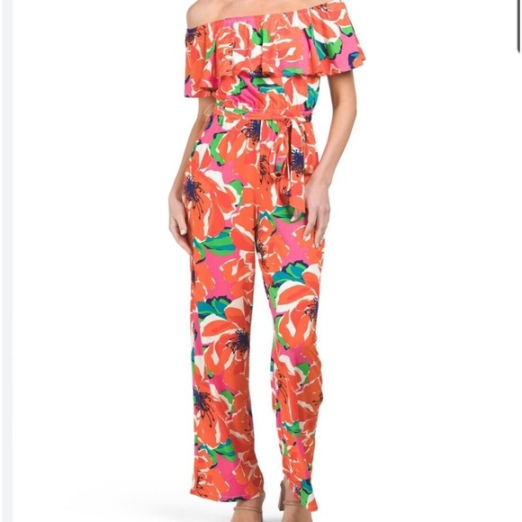 Trina Turk Jumpsuit Floral new size small - Picture 3 of 7